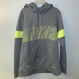 Grey and yellow Nike sweatshirt